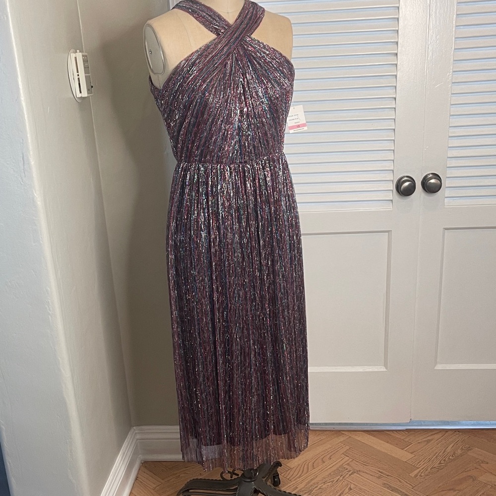 Metallic Multicolor Women's Dress sz10 NWT